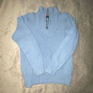 TOMMY HILFIGER Quarter Zip Knitted Sweater